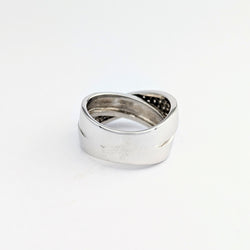 Bague or blanc et diamants