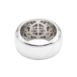 Bague en or blanc et rose avec diamants d'occasion