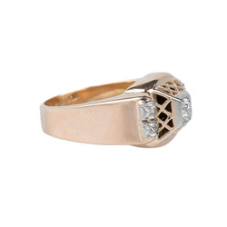 Bague en or rose 18 cts