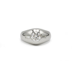 Bague - Platine & Diamants
