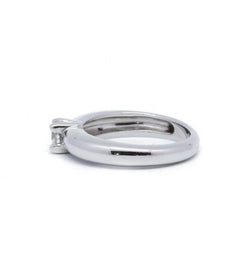 Solitaire Or blanc - Diamant de 0,45 carat
