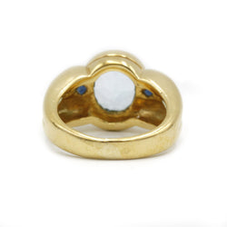 Bague - Or, Saphirs & Topaze