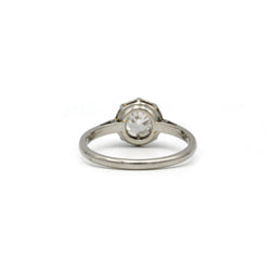 Solitaire - Platine Et Diamant