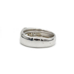 Bague - Or blanc et diamants