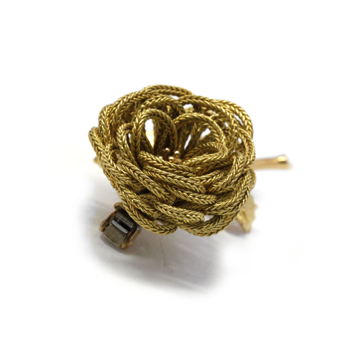 Broche Rose - Or