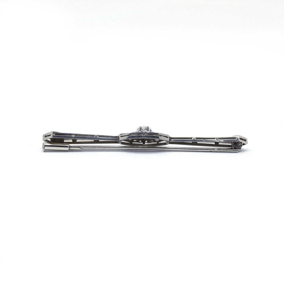 Broche - Or, Platine et Diamants