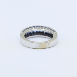 Bague - Or, Diamants et Saphirs