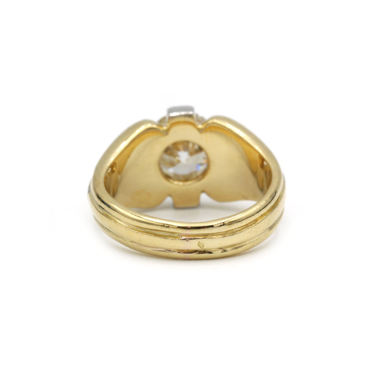 Chevalière - Or et diamant