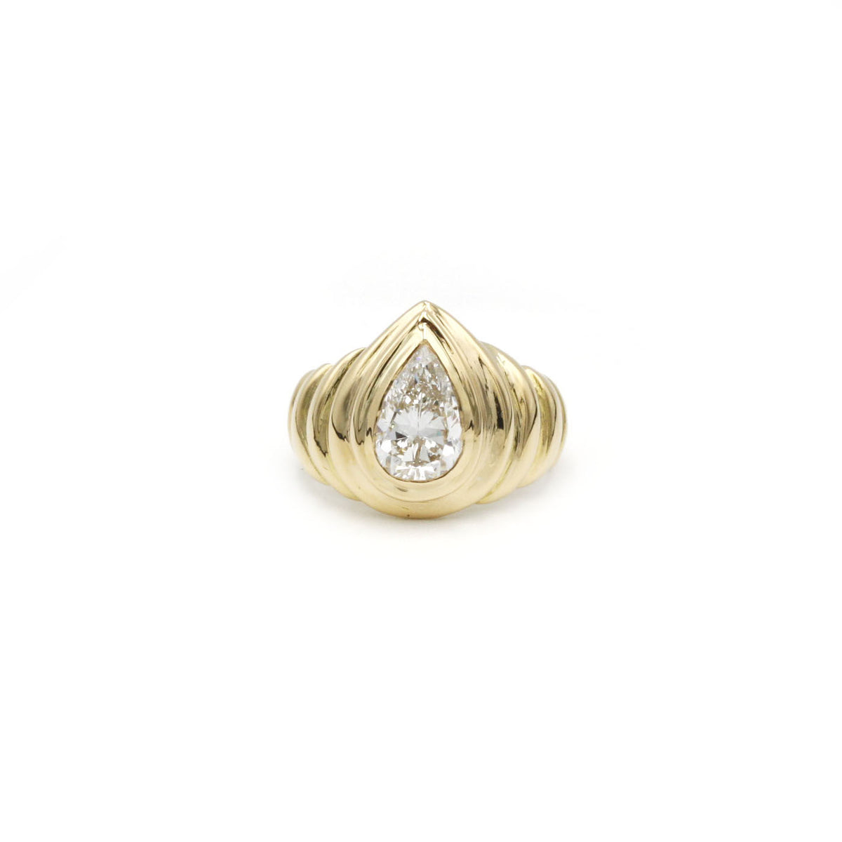 Bague - Or et diamant