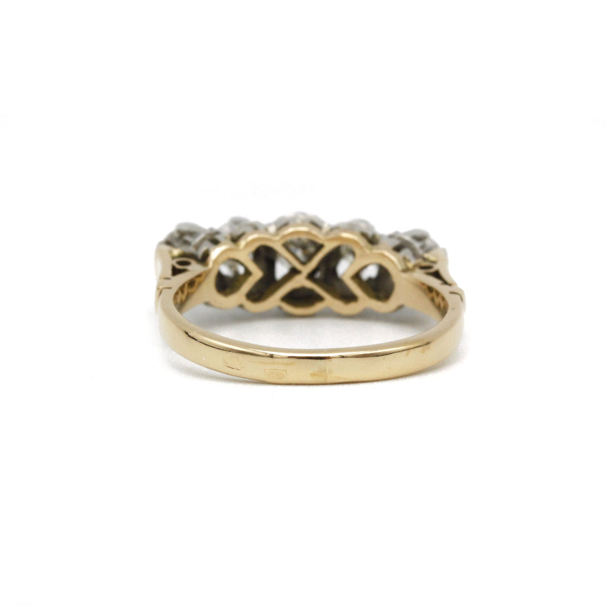 Bague - Or, Platine & Diamants