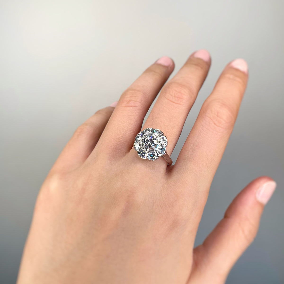 Bague - Platine & Diamants