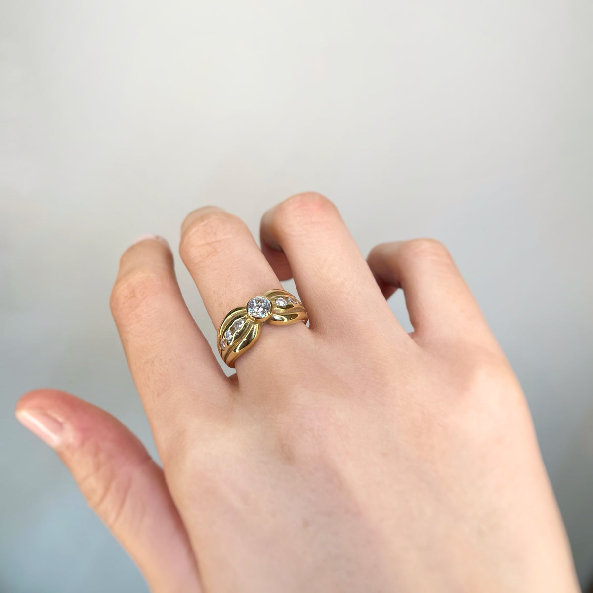 Bague - Or et diamants