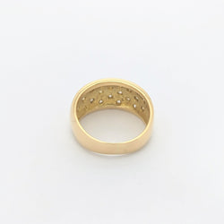 Bague en or jaune et diamants