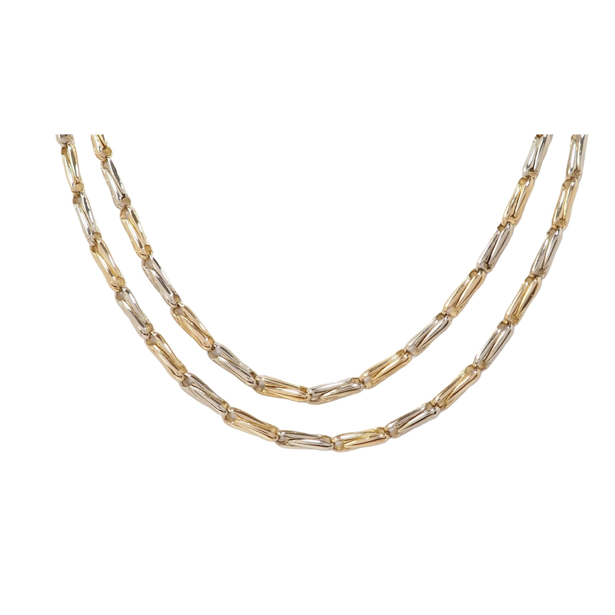 Collier Sautoir Cartier en or jaune grain d' avoine