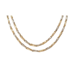Collier Sautoir Cartier en or jaune grain d' avoine