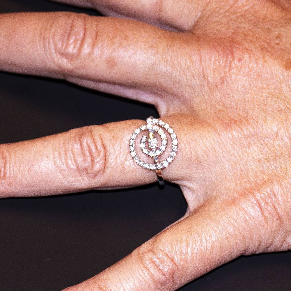 Bague SALVINI Diamond Spiral. D'occasion
