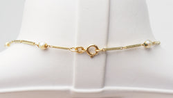 Collier en or jaune et perles de culture