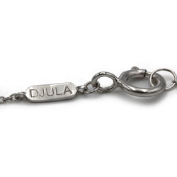 Collier DJULA Magic Touch Main en or blanc et diamants