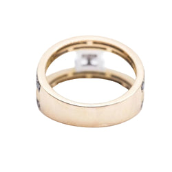 Bague en or et diamant Monture invisible d'occasion