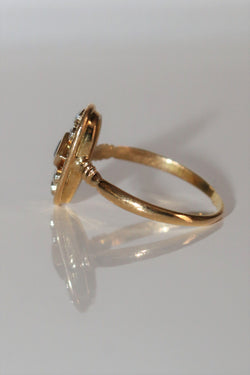 Bague Ovale Ajouré Saphir