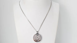 Collier Chopard Happy Spirit en or blanc et diamant