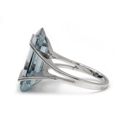 Bague - Or et Aigue-Marine