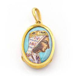 Médaille de Montserrat en or et émail d'occasion