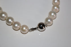 Collier De Grosses Perles De Culture Crème