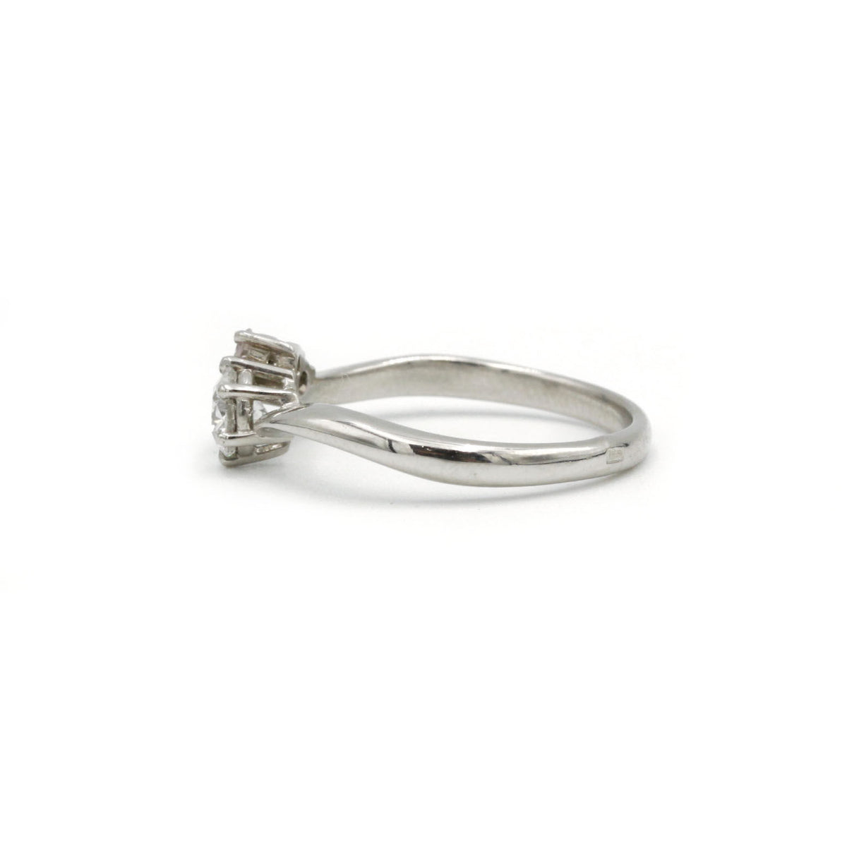 Solitaire - Platine & Diamants
