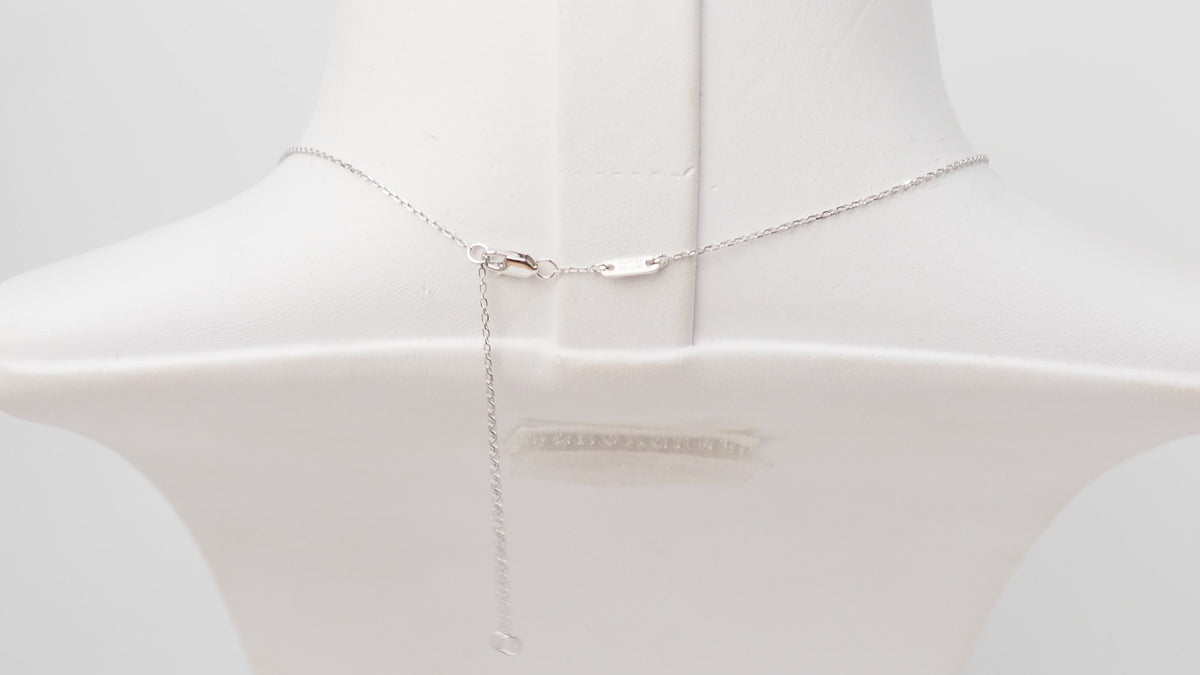 Collier Dinh Van Le Cube diamant en or blanc et diamant