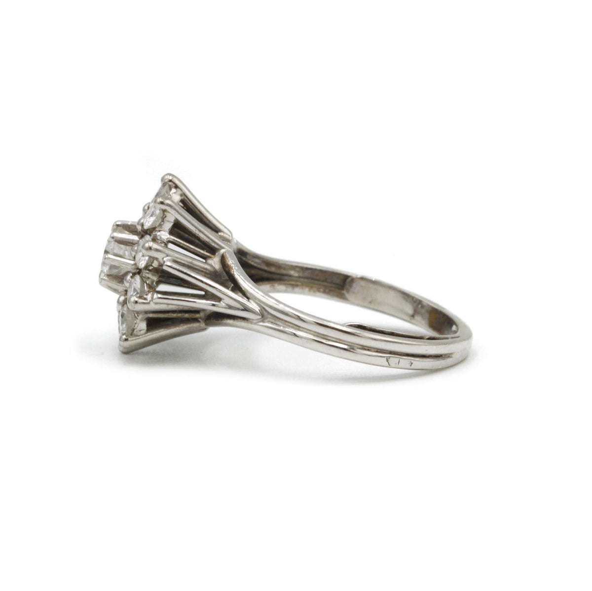 Bague - Or, Platine & Diamants