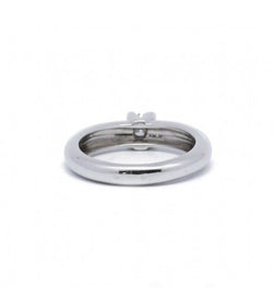 Solitaire Or blanc - Diamant de 0,45 carat