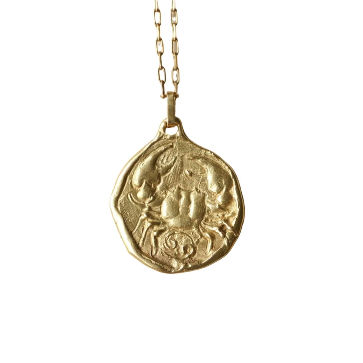 Médaille Astrologique Cancer en or jaune - Castafiore