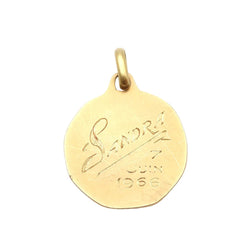 Médaille AUGIS en or jaune - Castafiore
