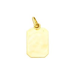 Médaille AUGIS "+ plus qu'hier - que demain" en or jaune, émail, et rubis - Castafiore