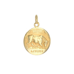Médaille BECKER Taureau en or jaune - Castafiore