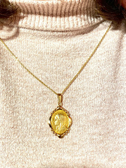 Médaille en or jaune - Castafiore