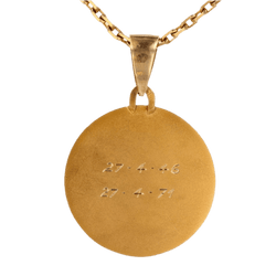 Médaille en or jaune - Castafiore