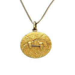 Médaille en or jaune - Castafiore