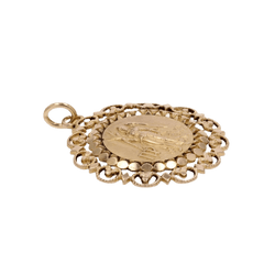 Médaille en or jaune - Castafiore