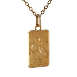 Médaille en or jaune - Castafiore