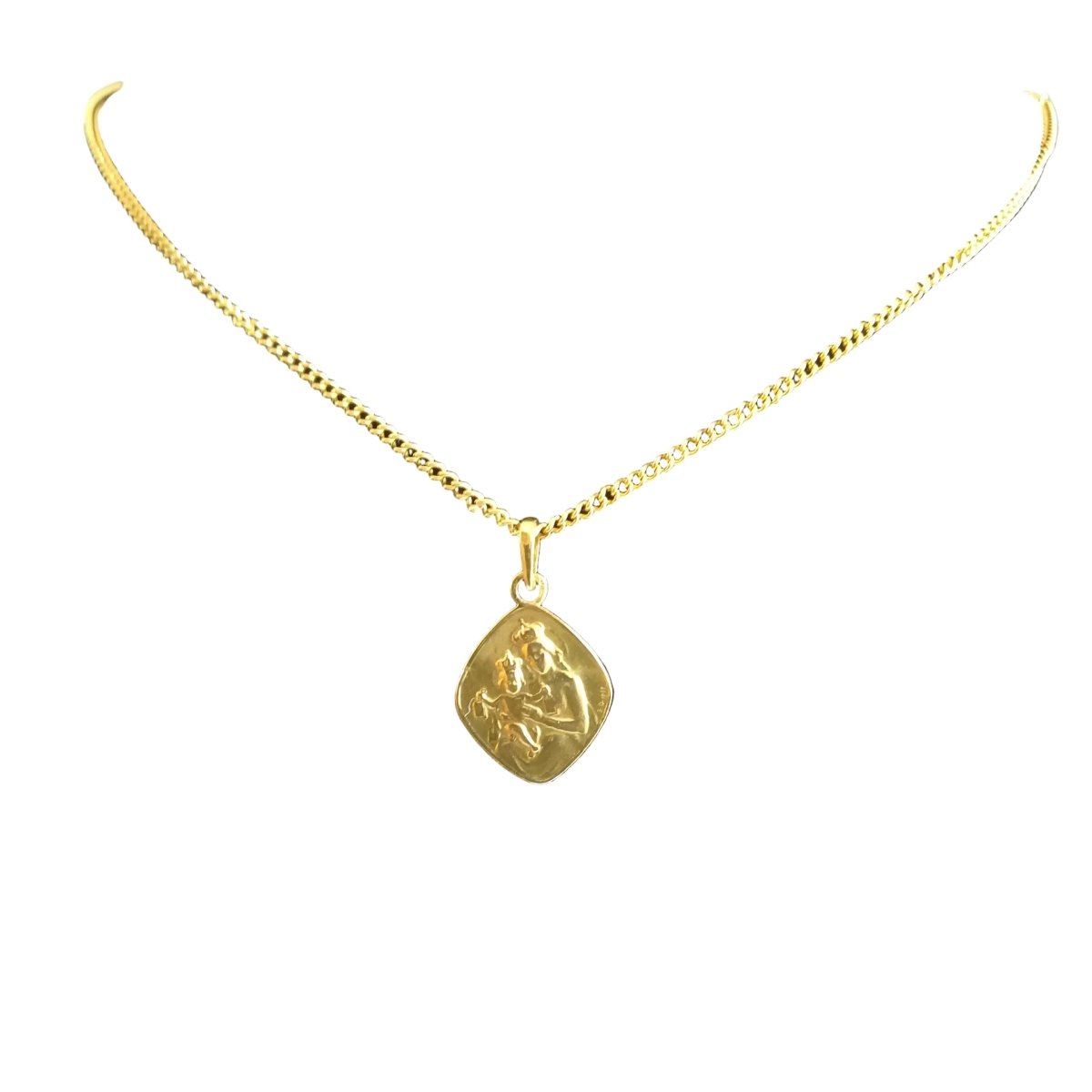 Médaille en or jaune - Castafiore
