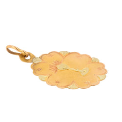 Médaille en or rose et or vert - Castafiore