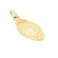 Médaille religieuse Art nouveau or jaune - Castafiore