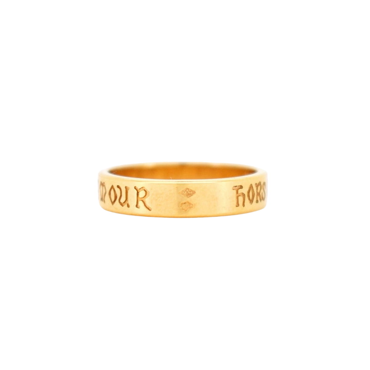 Mellerio - L'annel - Anneau or 18 carats écriture provençale - Castafiore