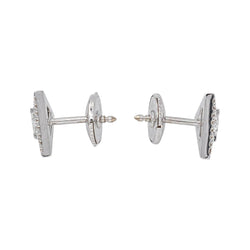Messika Boucles d'oreilles Puces Théa Or blanc Diamant - Castafiore