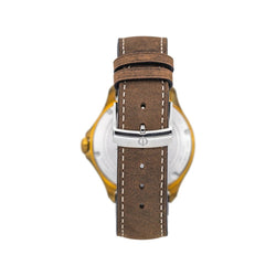 Montre BAUME & MERCIER "Clifton Club" en bronze et cuir - Castafiore