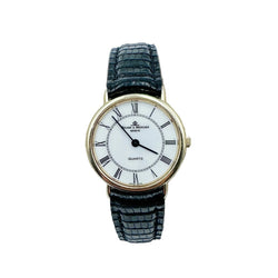 Montre BAUME & MERCIER en or jaune et cuir - Castafiore