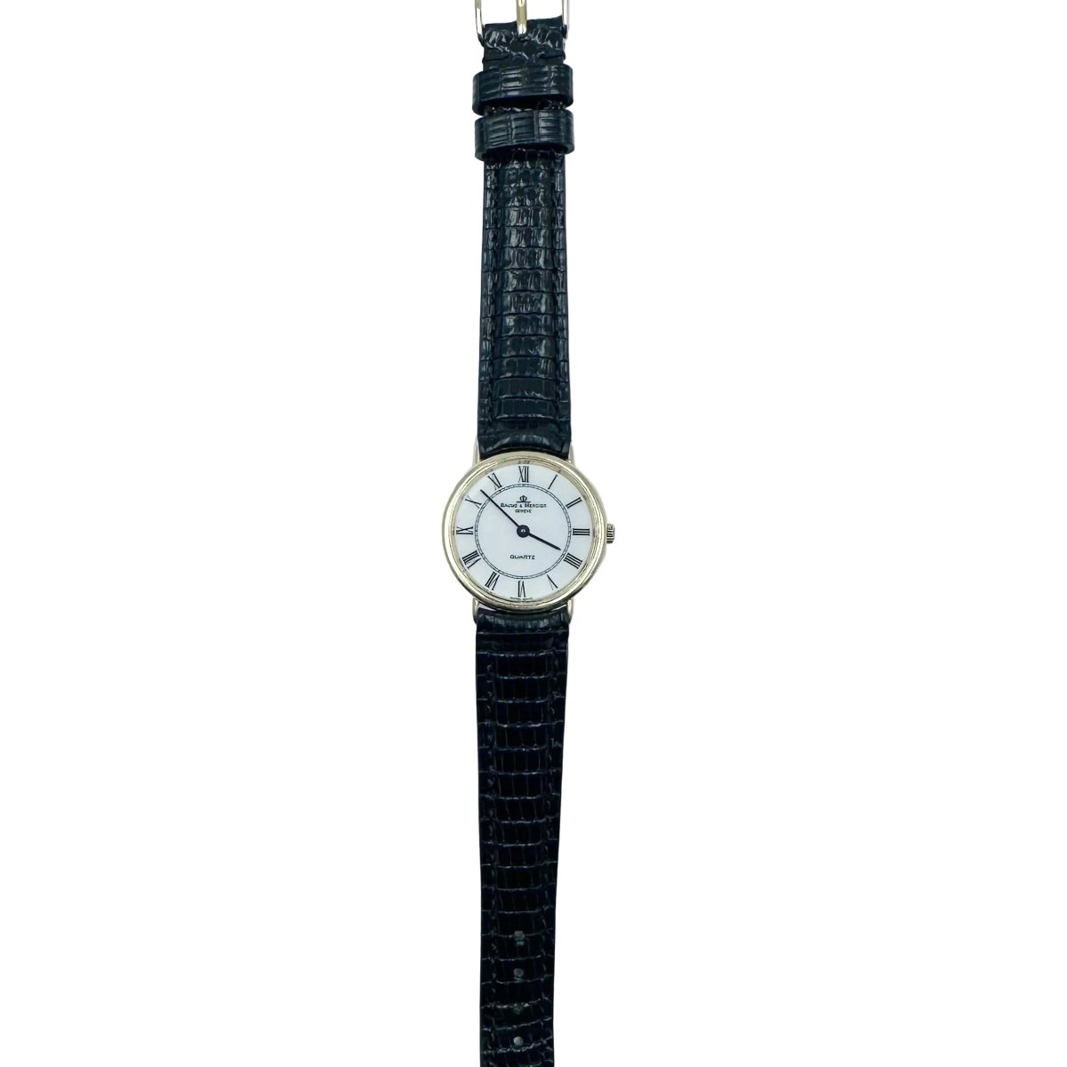 Montre BAUME & MERCIER en or jaune et cuir - Castafiore