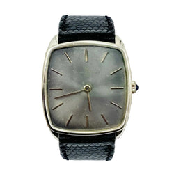 Montre BAUME & MERCIER en or jaune et cuir - Castafiore